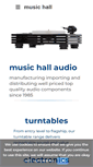 Mobile Screenshot of musichallaudio.com